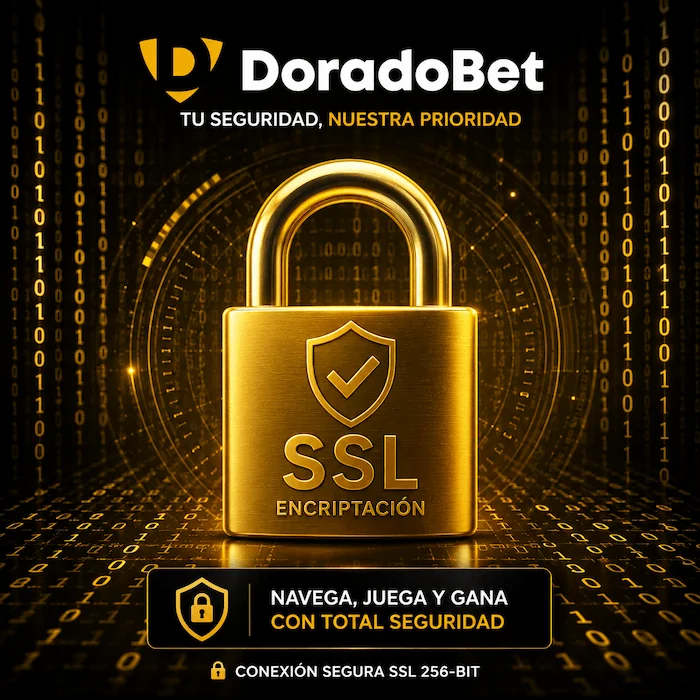 Sistema de seguridad SSL de DoradoBet para proteger usuarios y transacciones en Costa Rica.